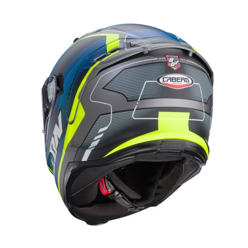 Caberg Avalon X Optic (Matt Grey/Blue/Yellow Fluoro) ECE 22.06 Approved