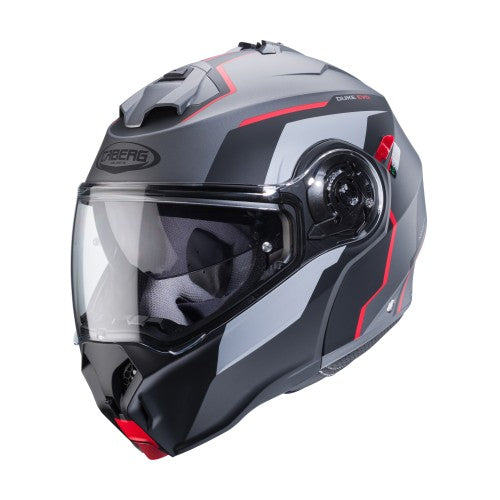 Caberg Duke Evo Move (Gunn Metal/Black/Red) ECE 22.06 Approved