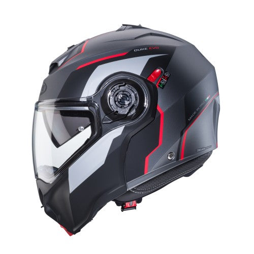 Caberg Duke Evo Move (Gunn Metal/Black/Red) ECE 22.06 Approved