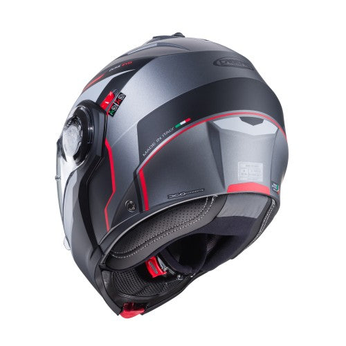 Caberg Duke Evo Move (Gunn Metal/Black/Red) ECE 22.06 Approved