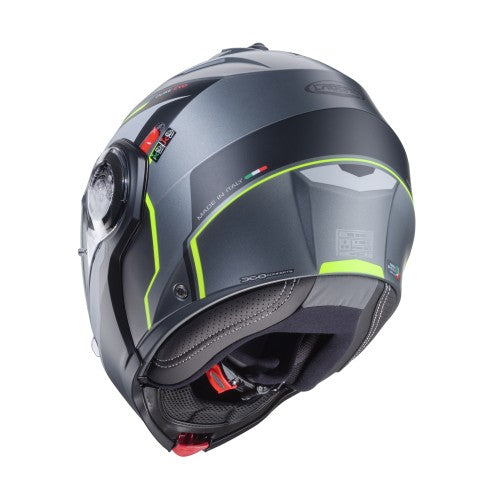 Caberg Duke Evo Move (Gunn Metal/Black/Yellow Fluoro) ECE 22.06 Approved