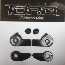 Torq Left and Right Visor Plate/Pivot Mechanism