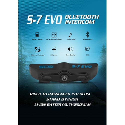 SCS S-7 Evo Bluetooth Communication Unit.