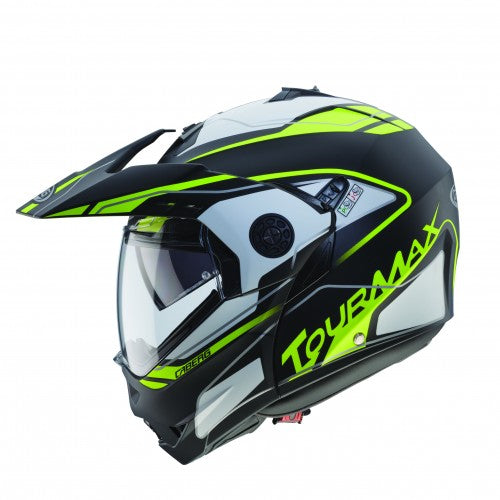 Caberg Tourmax Marathon (Matt Black/White/Yellow Fluoro) XL Only