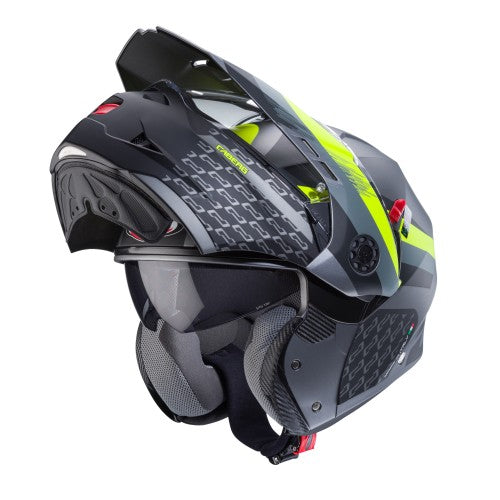 Caberg Tourmax X Sarabe (Gunn Metal/Black/Yellow Fluoro) ECE 22.06 Approved