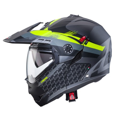 Caberg Tourmax X Sarabe (Gunn Metal/Black/Yellow Fluoro) ECE 22.06 Approved