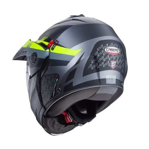 Caberg Tourmax X Sarabe (Gunn Metal/Black/Yellow Fluoro) ECE 22.06 Approved