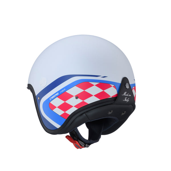 Jet Freeride X Daytona matt white/light blue/red
