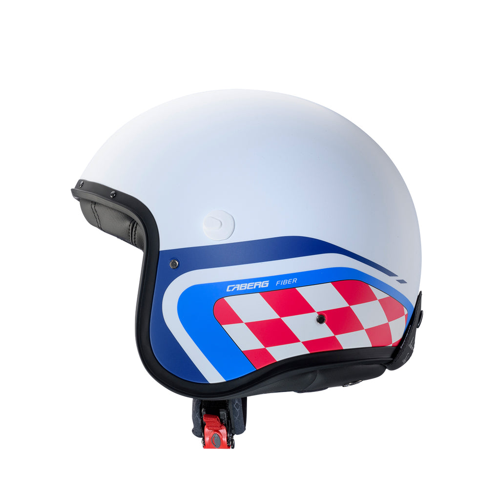 Jet Freeride X Daytona matt white/light blue/red